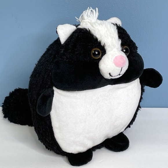 RARE Linzy Little Plump‎ Skunk Cuddly Lovey 7" Plush Stuffed Animal Toy - Picture 2 of 4